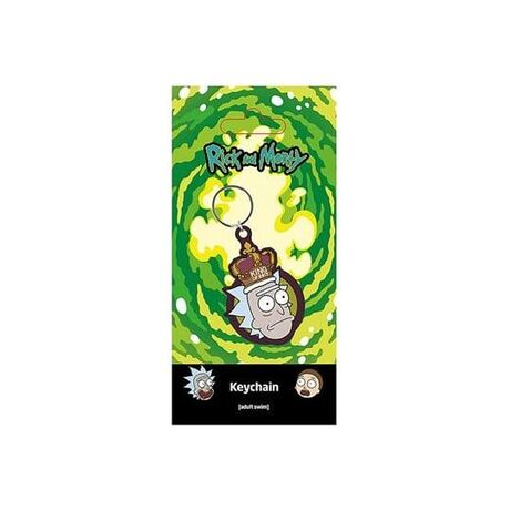 Rick and Morty PVC Keychain King of S**t