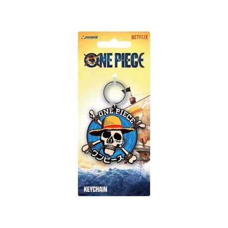 One Piece PVC Keychain Live Action Straw Hat Crew Icon