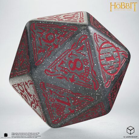 The Hobbit Spindown d20 - Lunaris TCG Jumbo Die