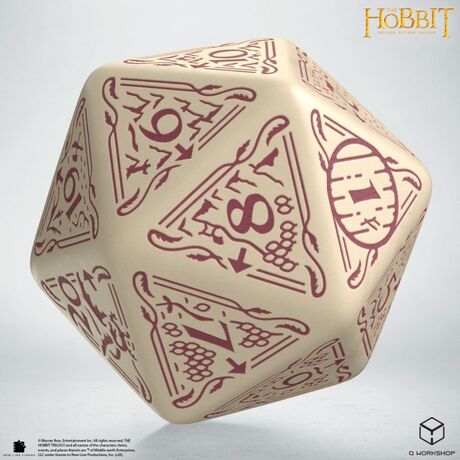 The Hobbit Spindown d20 - Terra TCG Jumbo Die