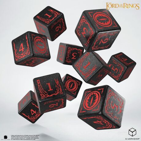 The Lord of the Rings: Mordor 10xd6 Dice Set