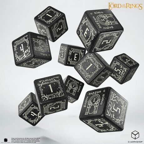 The Lord of the Rings: Moria 10xd6 Dice Set Glow