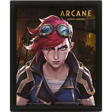 League of Legends Arcane 3D Lenticular Poster Jinx-VI