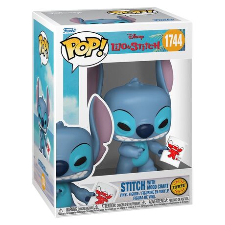 Funko Pop! Stitch with Mood Chart Chase - Lilo & Stitch #1744