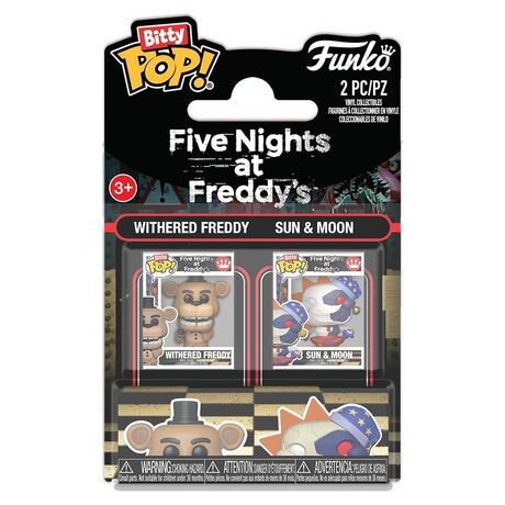 Bitty Pop! Withered Freddy & Sun & Moon - FNAF