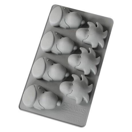 Peanuts Silicone Muffin Tray Snoopy & Woodstock grey