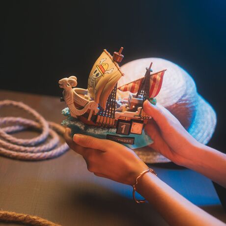 One Piece 3D perpetual Calendar Going Merry
