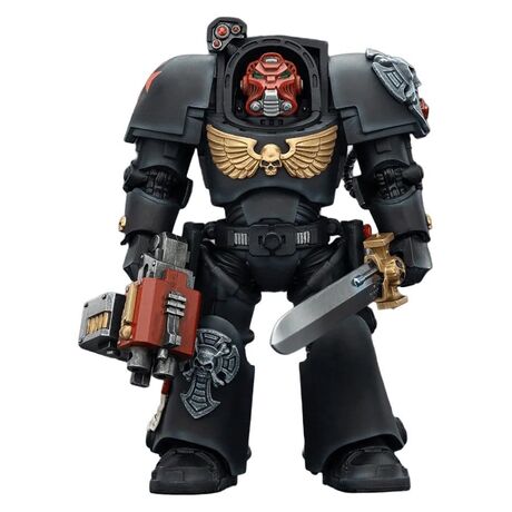Black Templars Terminator 1 with Power Sword and Storm Bolter Action Figure 14cm