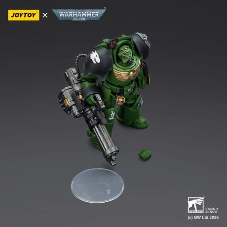 Salamanders Terminator 3 with Power Fist and Assault Cannon Action Figure 14cm