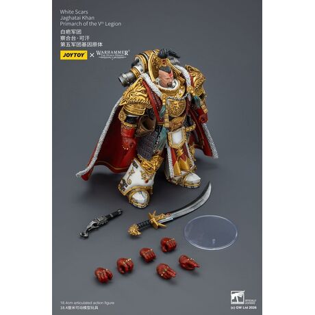 White Scars Jaghatai Khan Primarch of the Vth Legion 19 cm