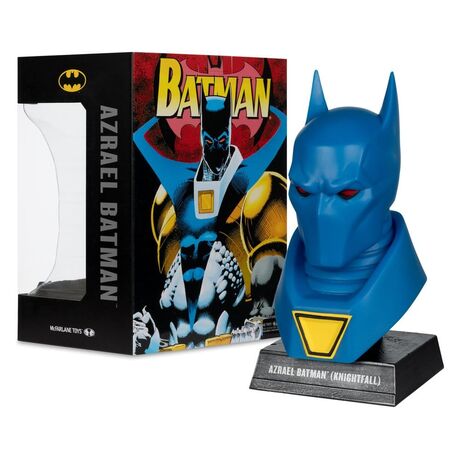 Batman DC Direct Mini-Replica 1/3 Azrael Batman Mask (Batman: Knightfall) (Gold Label Collection) 18 cm
