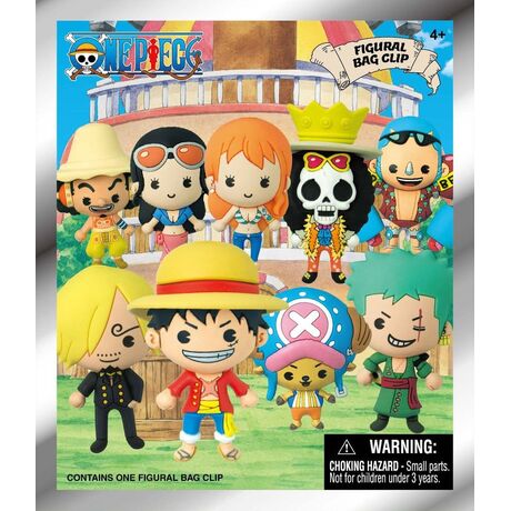 One Piece 3D PVC Bag Clip Series 1