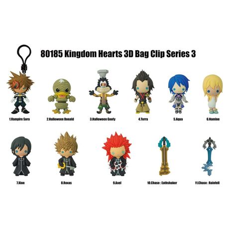 Kingdom Hearts 3D PVC Bag Clips Series 3