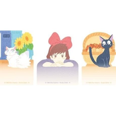 Kiki/s Delivery Service Memo Set Kiki, Jiji & Licy