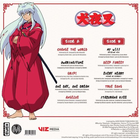 Inuyasha Music Collection Vinyl