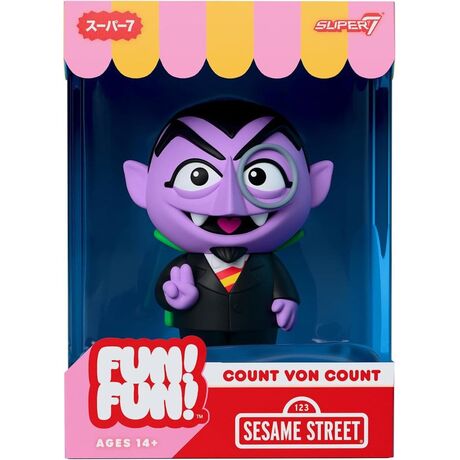 Sesame Street Fun! Fun! Vinyl Figure Wave 01 - Count von Count 18 cm