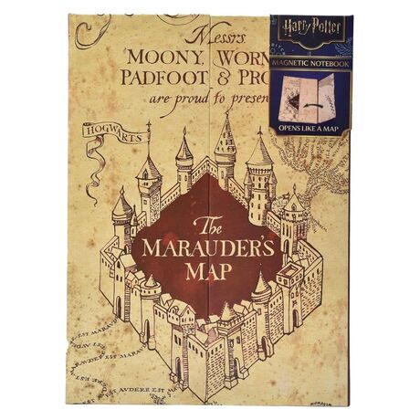 Harry Potter Notebook A5 Marauder's Map