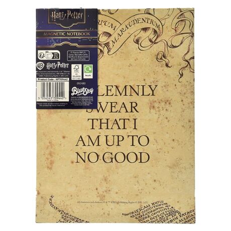 Harry Potter Notebook A5 Marauder's Map
