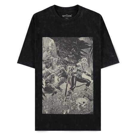 The Witcher T-Shirt Ciri and the Basilisk XXL