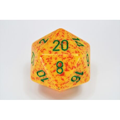Speckled 34mm 20-sided Dice - Lotus