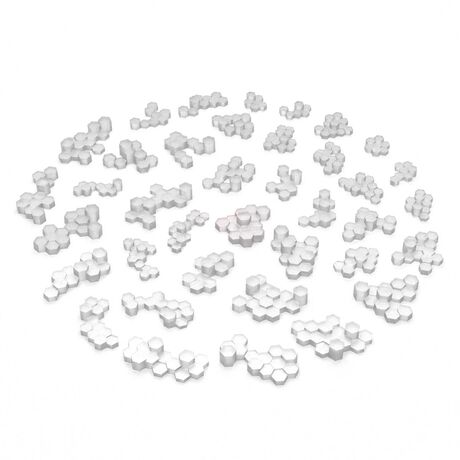 3D Printed - Quartz Crystal Clusters