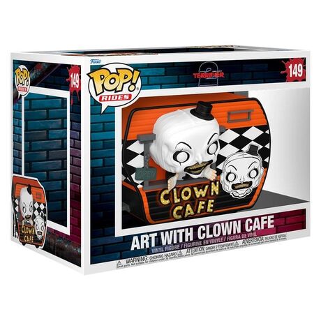 Φιγούρα Funko Pop! Rides: Art with Clown Cafe 15cm -Terrifier #149