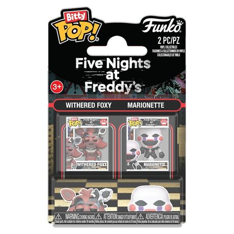 Bitty Pop! Withered Foxy 7 Marionette FNAF