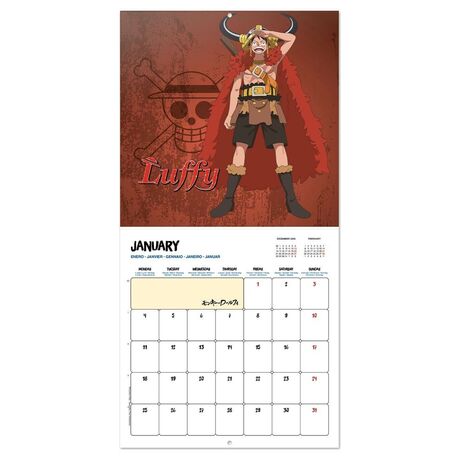 One Piece Wall Calendar 2027 30 x 30 cm