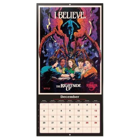 Stranger Things Wall Calendar 2027 30 x 30 cm