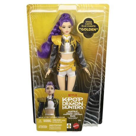 KPop Demon Hunters Singing Doll Huntrix Rumi (Golden)