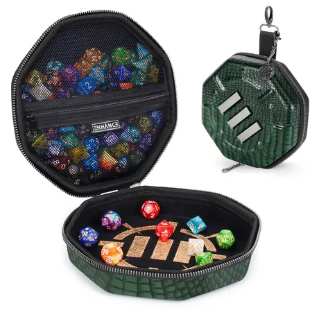 Enhance Tabletop Dice Case Collector Edition Green