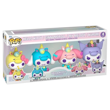 Φιγούρα Funko Pop! Hello Kitty Unicorn Outfit Bundle 4-Pack
