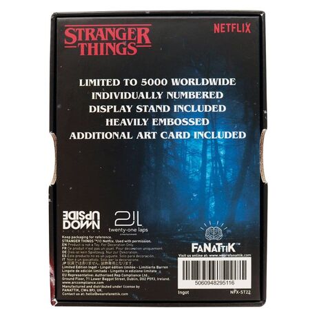 Stranger Things 5 Ingot Vecna Lives Limited Edition