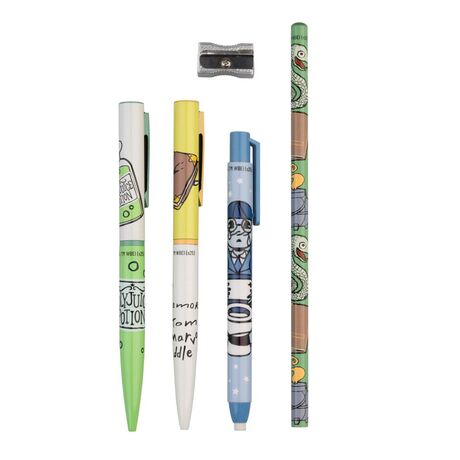 Harry Potter Pencil Holder incl. Stationary Set