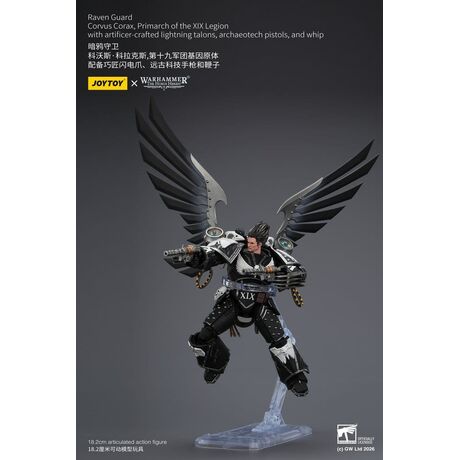 Raven Guard Corvus Corax, Primarch of the XIX Legion 18 cm