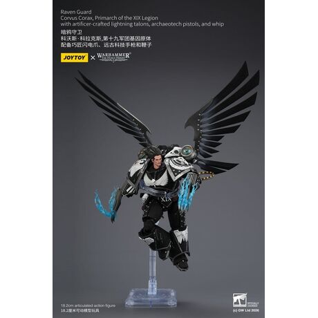 Raven Guard Corvus Corax, Primarch of the XIX Legion 18 cm
