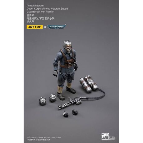 Death Korps of Krieg Veteran Squad Guardsman with Flamer 10 cm