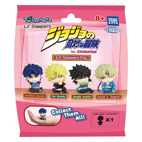 Jojo/s Bizzare Adventure Twinchees Mini Figures Lil/Sleepers 5 cm Blind Pack