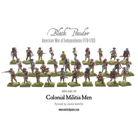 Colonial Militia Men