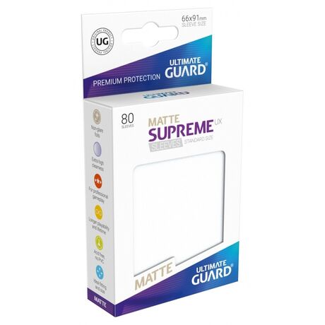 Matte Supreme UX Sleeves Frosted (80)