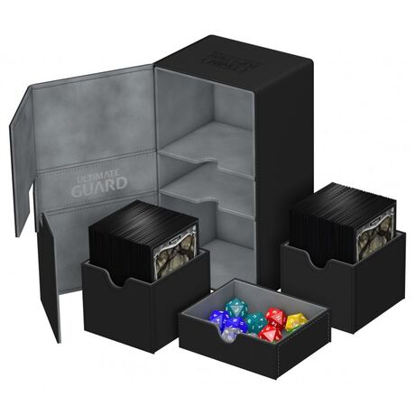 Twin Flip'n'Tray™ 200+ Black