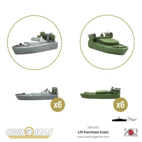 Japanese Kamikaze boats