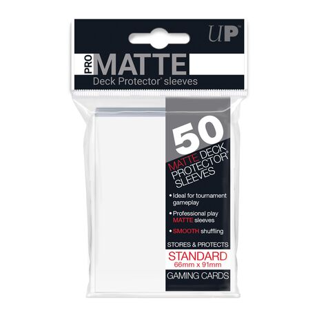 Pro-Matte White Sleeves
