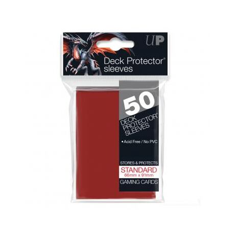 Deck Protector Sleeves Red