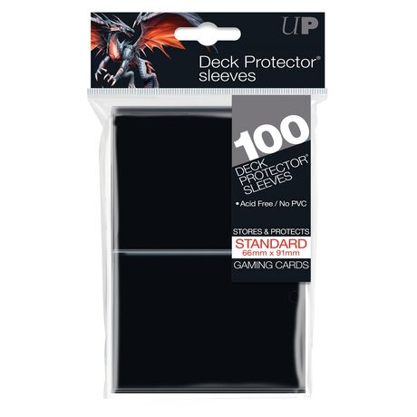 Deck Protector Sleeves Black (100)