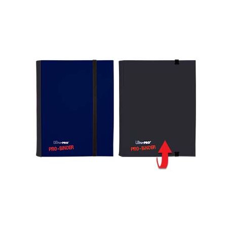 4-Pocket Black/Blue Flip PRO-Binder