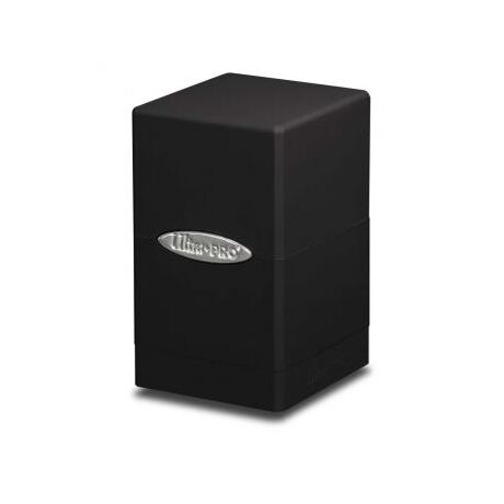 Black Satin Tower Deck Box