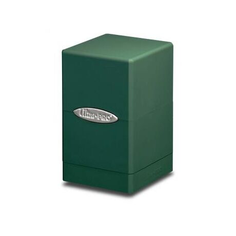 Green Satin Tower Deck Box