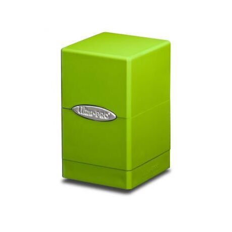 Lime Green Satin Tower Deck Box