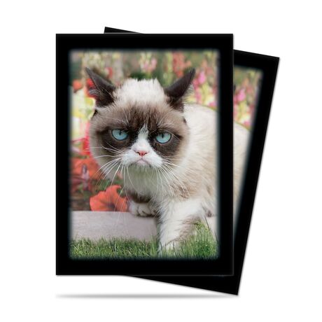 Grumpy Cat Flowers Sleeves